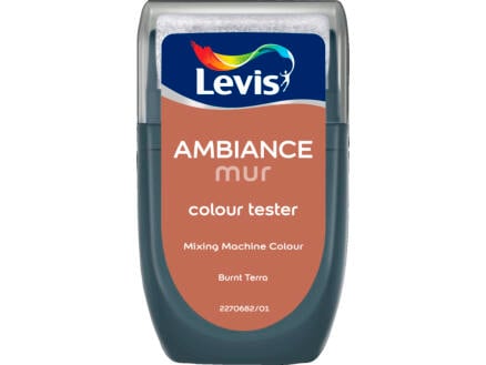 Levis Ambiance testeur peinture murale extra mat 30ml burnt terra