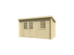 Outdoor Life Products Amira abri de jardin en bois 380x175x217 cm chalet