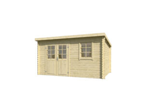 Outdoor Life Products Amira abri de jardin en bois 380x275x217 cm chalet
