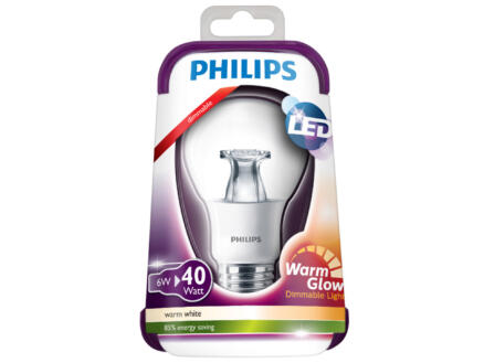 Philips Ampoule LED E27 6W blanc chaud dimmable 1