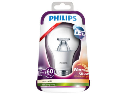 Ampoule LED poire E27 9W blanc chaud dimmable 1