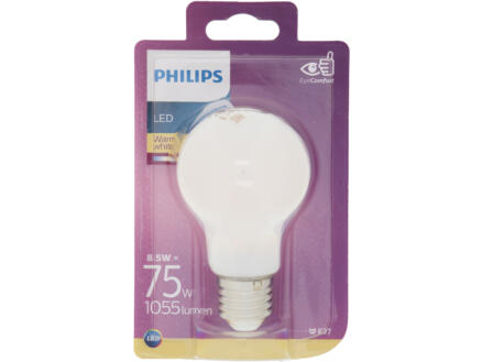 Philips Ampoule LED poire mat E27 75W 1