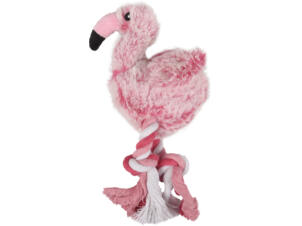 Flamingo Andes jouet pour chien qui couine 25cm peluche