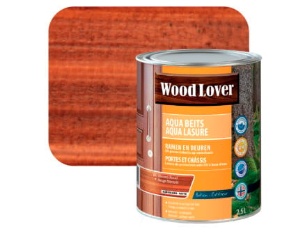 Wood Lover Aquabeits 2,5l meranti rood #647 1