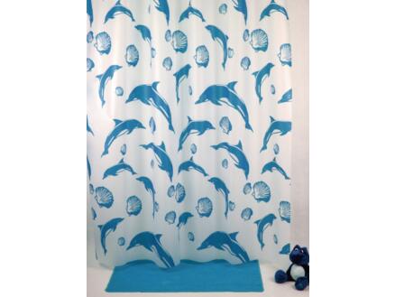 Allibert Ariel rideau de douche 180x200 cm dauphins