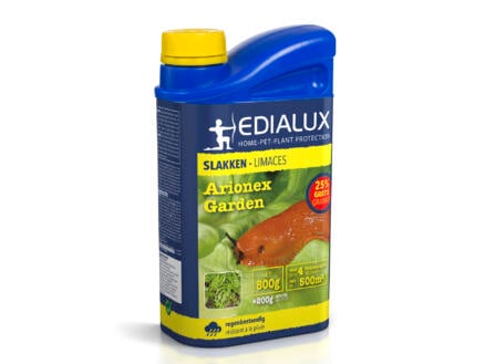 Edialux Arionex garden slakkenkorrels 800g + 25% gratis 1
