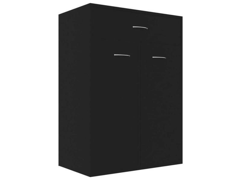 Wyctin – Armoire de rangement pliante 175 x 150 x 45 cm – Tissu non tissé noir – Structure en acier pour rangement vêtements et accessoires Wyctin – Armoire de rangement pliante 175 x 150 x 45 cm – Tissu non tissé noir – Structure en acier pour rangement vêtements et accessoires