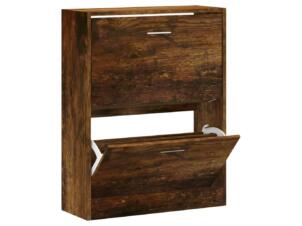 Armoire à chaussures 63x24x81 cm couleur chêne
