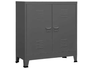 Armoire de rangement 90x40x100 cm anthracite