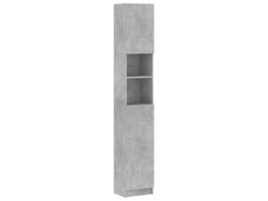 Armoire salle de bains 32x25,5x190 cm gris béton