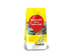 Weber Beamix Arrêt d'eau ciment rapide 1 min 1kg
