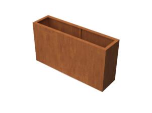 Geroba Artesa jardinière 150x40x80 cm acier corten rouille