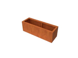 Geroba Artesa plantenbak 120x40x40 cm cortenstaal roest