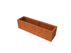Geroba Artesa plantenbak 150x40x40cm cortenstaal roest