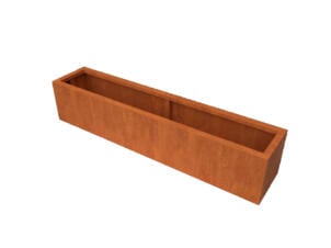 Geroba Artesa plantenbak 200x40x40cm cortenstaal roest
