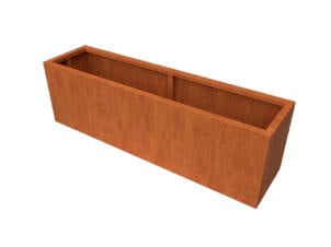 Geroba Artesa plantenbak 200x50x60 cm cortenstaal roest