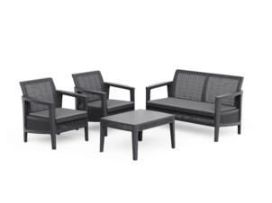 Keter Atlas salon de jardin graphite
