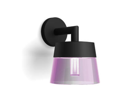 Philips Hue Attract White and Color Ambiance LED wandlamp 8W dimbaar zwart 1