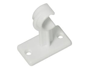 My Deco Aura muursteun gordijnroede 27x36 mm wit 2 stuks