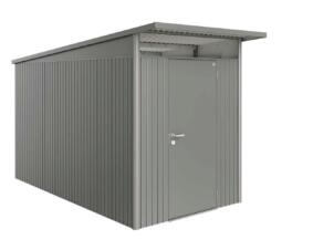 Biohort AvantGarde A4 tuinhuis 180x220x380 cm kwartsgrijs metallic