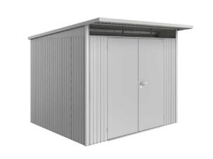 Biohort AvantGarde A6 abri de jardin 260x218x260 cm argent métallique avec double porte