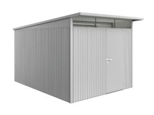 Biohort AvantGarde A8 tuinhuis 260x220x380 cm zilver metallic