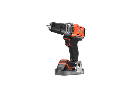 Black+Decker BCD383D1XC-QW accu schroef- en klopboormachine 18V Li-Ion + lader