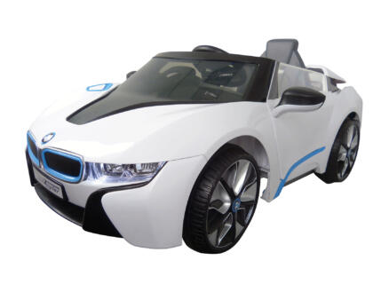 BMW i8 elektrische kinderauto wit met afstandsbediening 1