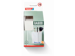 Tesa Baboo opbergbox zonder deksel zelfklevend wit