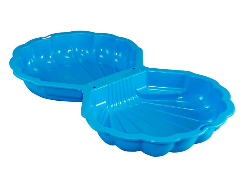 Bac Sable Piscine Coquillage 87x77 Cm Bleu Hubo bac-sable-piscine-coquillage-87x77-cm-bleu-hubo