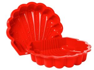 Swing King Bac à sable coquille rouge