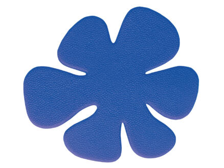 Differnz Baddecoratie 9x10,7 cm mini bloem blauw 1