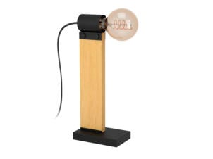 Bailrigg tafellamp E27 max. 40W zwart/bruin