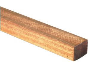 Balk 270x4,5x4,5 cm geschaafd hardhout