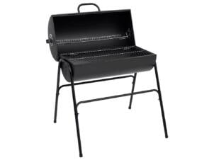 Barbecue vat + 2 kookroosters 80x95x90 cm staal zwart
