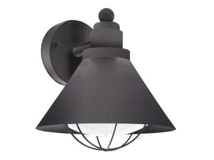 Eglo Barrosela wandlamp E27 max. 40W zwart 1