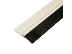 Confortex Bas de porte avec brosse autoadhésif 1m 4,8cm blanc