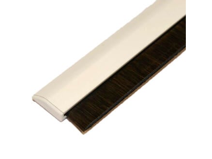 Confortex Bas de porte avec brosse réglable autoadhésif 1m 4,8cm blanc 1