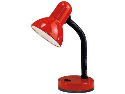 Eglo Basic lampe de bureau E27 40W rouge 1