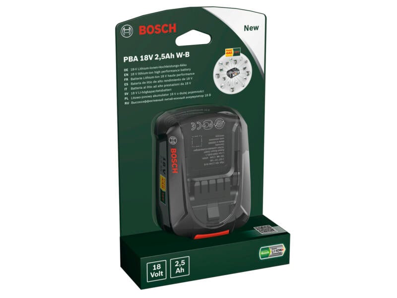 Bosch Batterie 18V Li-Ion 2,5Ah