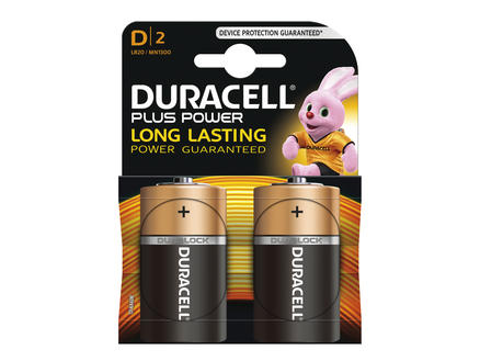 Duracell Batterij Duracell Plus Power type D LR20 1,5V 2 stuks 1