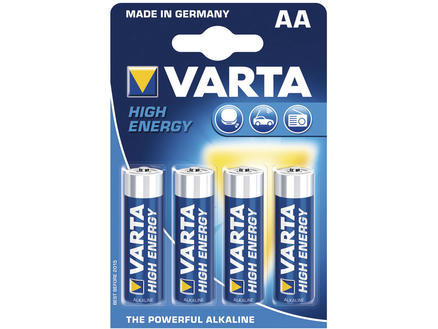 Varta Batterij High Energy AA 1,5V 4 stuks 1