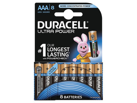 Duracell Batterij Ultra Power AAA 8 stuks 1