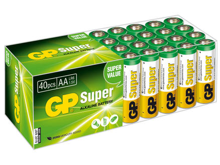GP Batterijen Super Alkaline AA Value pack 40 stuks 1