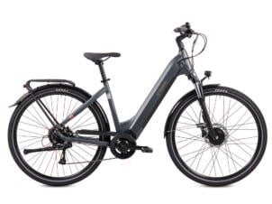 Eterra Bazzo elektrische fiets voorwielmotor antraciet