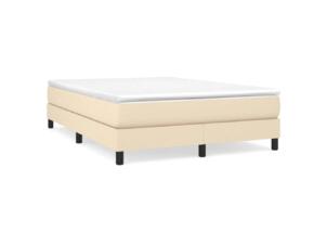 Bedframe stof 140x200 cm crème