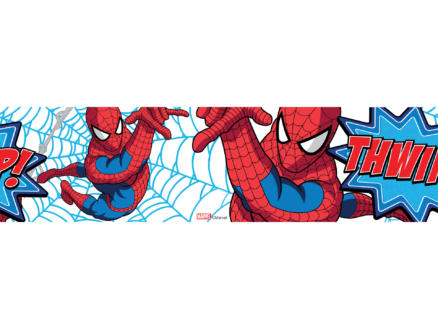 Marvel Behangrand zelfklevend Spiderman thwip! blauw/rood/wit 1