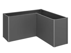 Biohort Belvedere Maxi T. L 150 bac potager 152x152 cm gris foncé métallique