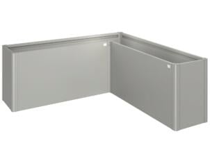 Biohort Belvedere Maxi T. L 200 bac potager 201x201 cm gris quartz métallique