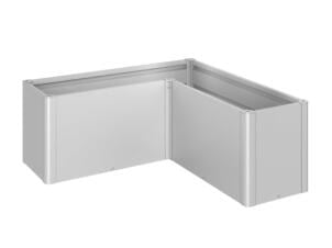 Biohort Belvedere Midi Gr. L 150 moestuinbak 152x152 cm zilver metallic